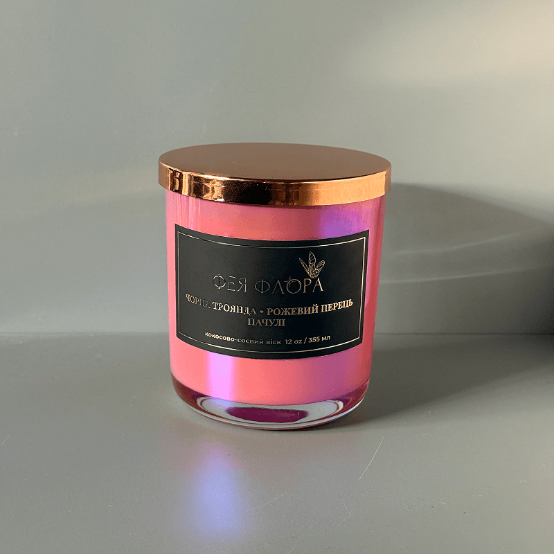 Свічка Фея Флора Грейпфрут-Троянда-Лайм-Кедр 355мл