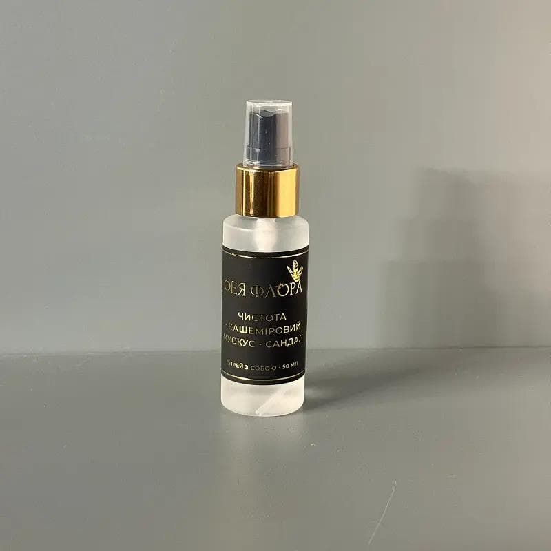 Міні рум спрей Фея Флора Чистота-Кашеміровий мускус-Сандал 50мл