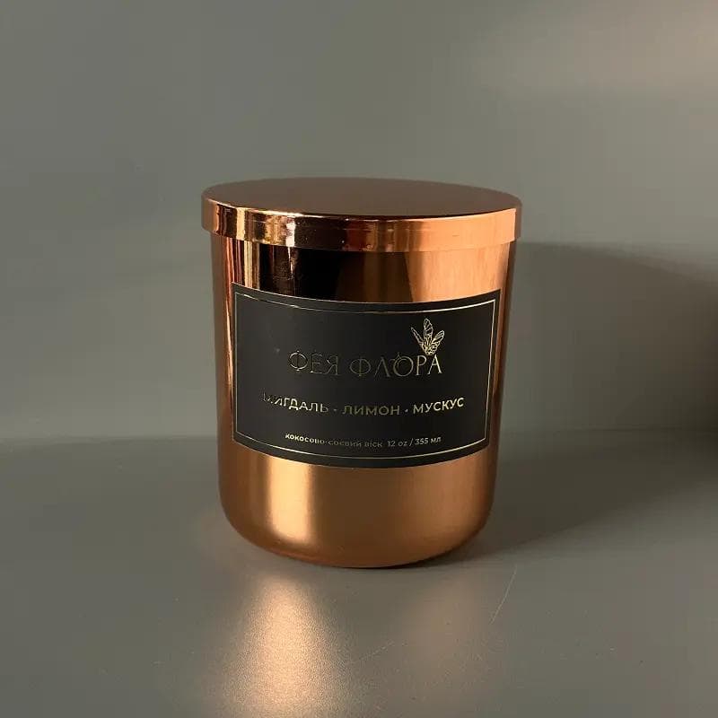 Свічка Фея Флора Мигдаль-Лимон-Мускус 355мл